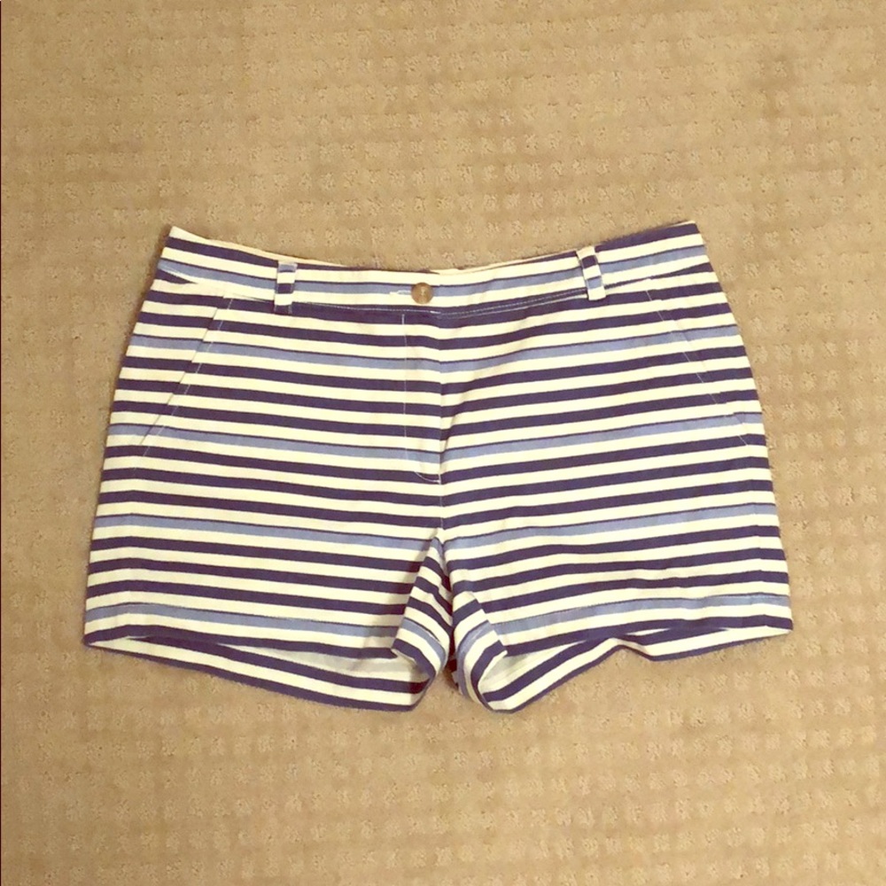 L.L. Bean Blue Stripes Shorts